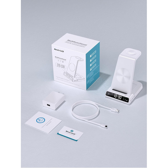 Бездротовий зарядний пристрій для Samsung Galaxy S25 Ultra, Watch Ultra/8/7/6, S24 Z Fold 6/Z Flip 6, Buds - зарядка