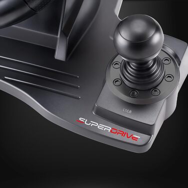 Руль SUBSONIC Superdrive Drive Pro з педалями, кермом, Paddles, вібрацією для Xbox Serie X/S, PS4, Xbox One, PC (програмований) (GS550)