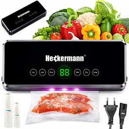 Вакууматор Heckermann 3600, чорний, 140 Вт, 0,30 см