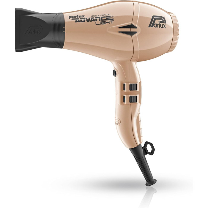 Фен Parlux Profi-Ionen Advance Light Ionic & Ceramic білий (золотий)