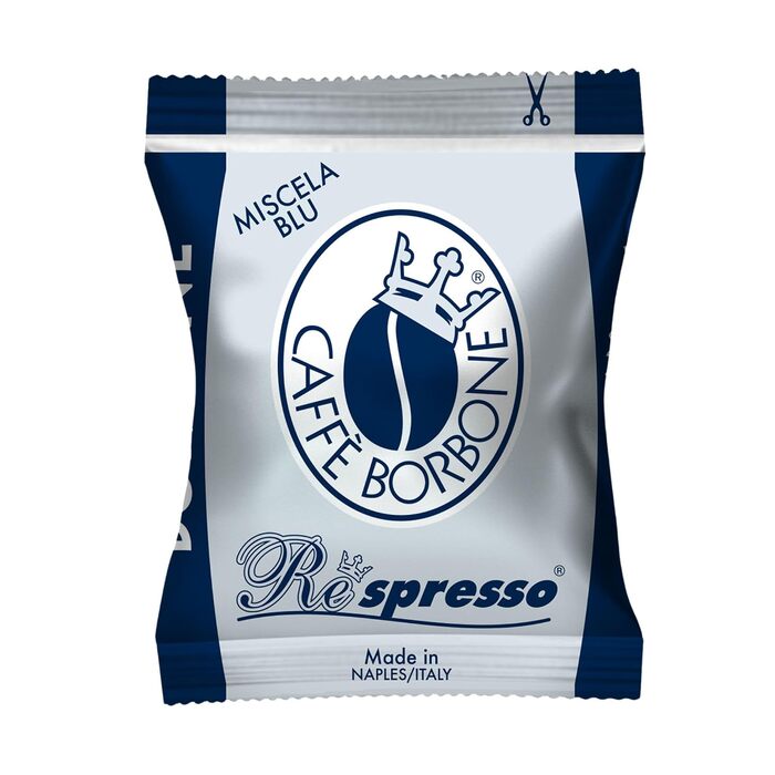 Кавові капсули Borbone Respresso Espresso, сині, сумісні з Nespresso, 400 шт