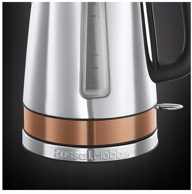 Електричний чайник Russell Hobbs 24280-70, 2400 Вт, 1,7 л, сріблястий/сірий
