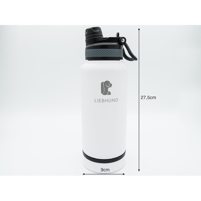 Термопляшка ThermoBott 700мл з нержавіючої сталі з мискою для собак