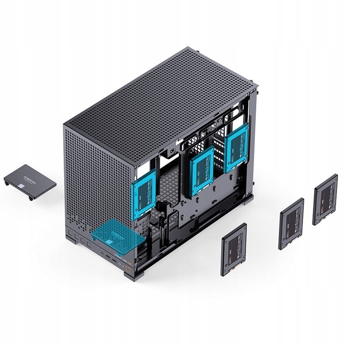 Корпус Jonsbo D32 PRO Black Mini Tower, чорний