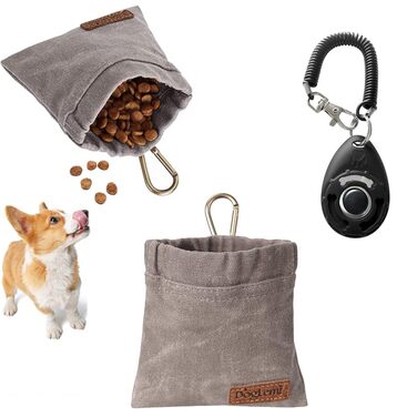 Фрі-лідер сумка для ласощів для собак з автоматичним закриттям, маленька сумка для корму для дресирування собак, сумка для цуценят з карабіном