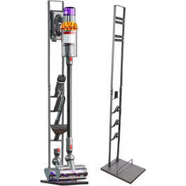 Стійка для пилососа Dyson V15, V11, V10, V8, V7, V6. Аксесуар для пилососа, металева підставка сірого кольору. Сумісна з DC30, DC31, DC34, DC35, DC58, DC59, DC62, DC74