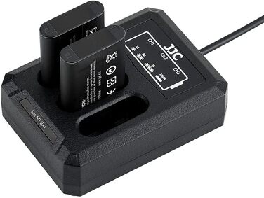 Зарядний пристрій Dual USB для цифрових камер Nikon Z7, Z6, D850, D810, D800, D750, D610, D600, D500, D7500, D7200, D7100, D7000 (аккумулятори EN-EL15, Sony NP-BX1)