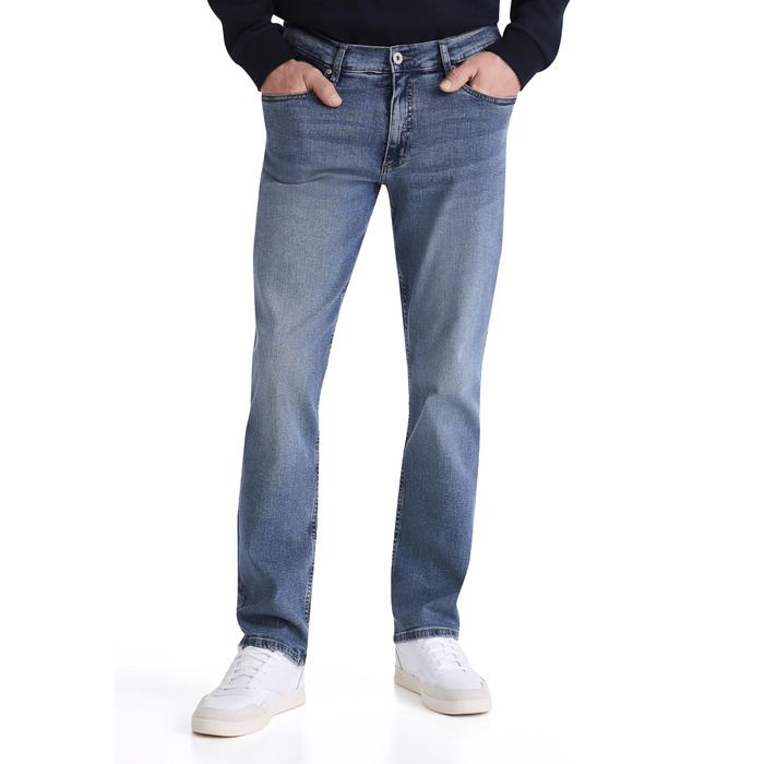 Джинси чоловічі HERO by John Medoox Denver Straight Fit, блакитний вінтаж, 31W/30L