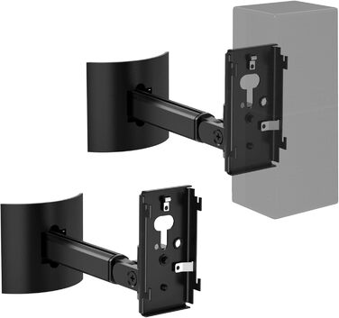 Кріплення для динаміків Bose (2 шт.): настінне та стельове. Підходить для UB-20, WB-50 II, Lifestyle, Soundtouch. Регульоване кріплення, чорний колір.