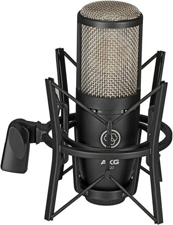 Мікрофон AKG P220 - студійний, велика мембрана, універсальний, чорний