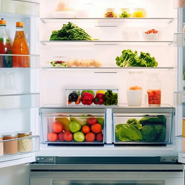 Relaxdays Refrigerator Organizer 3-Piece Set
