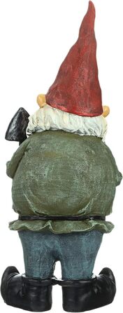 Design Toscano Decorative Gnome Figurine, Resin, 18 x 6.5 x 43 cm