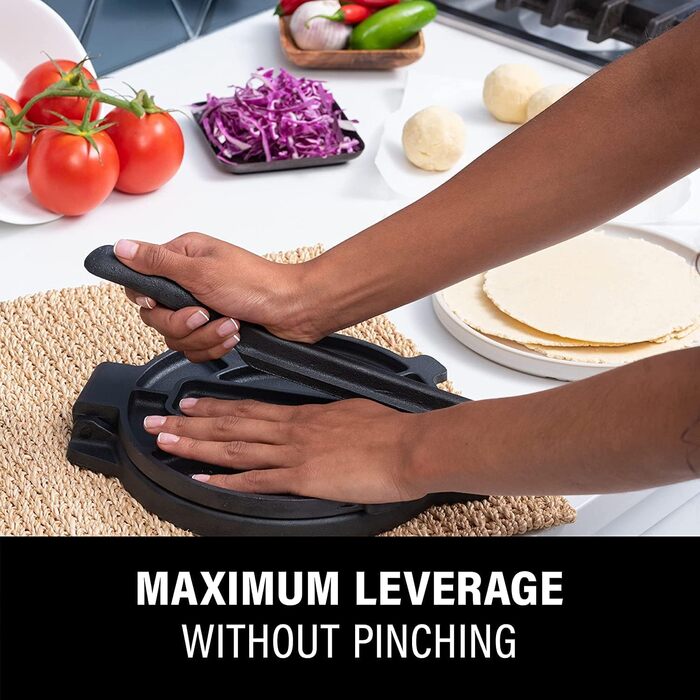 Пресс для тортильї Gusseisen, 16 см: для тако, арепас, кесадільї, емпінадас, патаконес