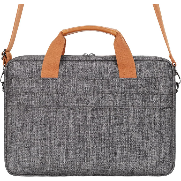 DOMISO сумка для ноутбука 17-17.3'' водонепроникна ділова, темно-сіра, для Dell, Lenovo, HP, MSI, ASUS