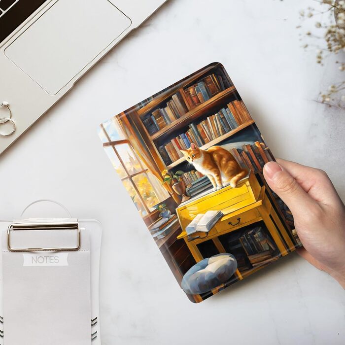 Чохол для Kindle Paperwhite 12-го покоління (2024) Flip з силікону, чохол Colorsoft з автопробудженням/засипанням, PU/TPU, чохол-книжка для Kindle, дитячий/жіночий дизайн, Signature Edition, 7