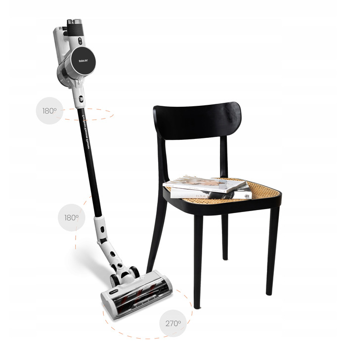 Акумуляторний вертикальний пилосос з функцією вологого прибирання RoboJet Speed Up Comfort 6в1