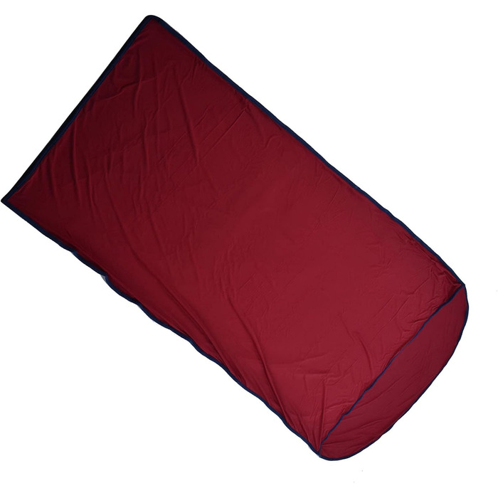 Qukai Elastic Sleeping Bag Liner Ultralight Sleeping Bag Liner Elastic Travel Sheet for Outdoor Camping Multifunctional Sleeping Bag Liner Burgundy