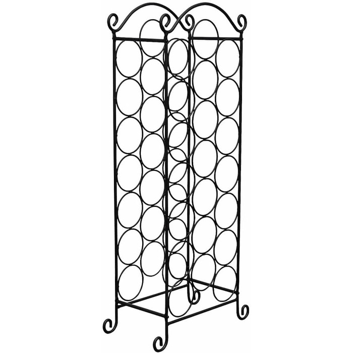 vidaXL Wine Rack 21 Bottles Metal Bottle Rack Bottle Stand Wine Cabinet