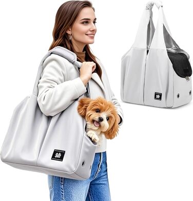 Чорна сумка-переноска для собак та котів ALLSOPETS - легка, дихаюча, для подорожей та відпочинку на природі