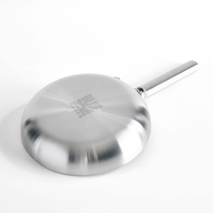 Набір посуду Blue Diamond Cookware Tri-Ply з нержавіючої сталі з алмазним покриттям, 2 шт (24 см & 26 см), сумісний з індукцією, для плити та духовки, не містить PFAS