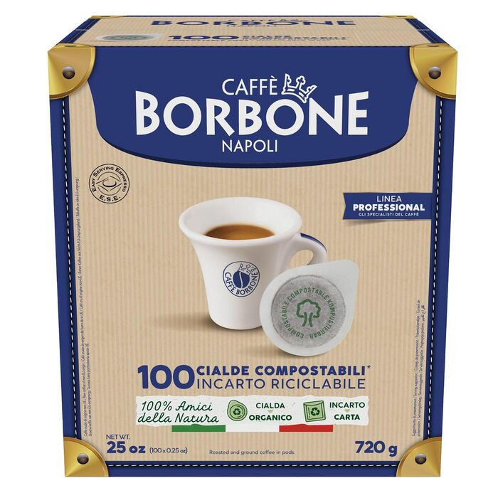 Кава в пріодах Caffe Borbone Miscela Blu ESE 44мм, міцна суміш (Original), 100 шт