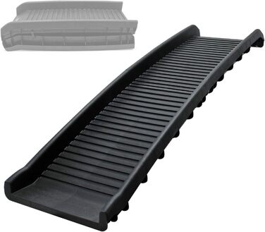 Рампа для собак Wiltec, 156x40 см, складана, з пластику, до 90 кг, протиковзка