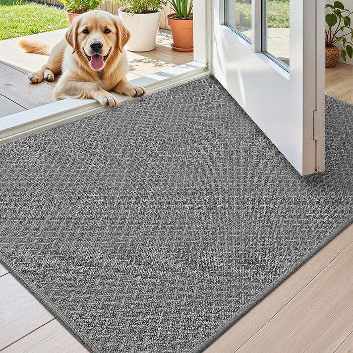 Тонкий килимок для входу COLOR&GEOMETRY: протиковзний грязезахисний килим у передпокій для дому