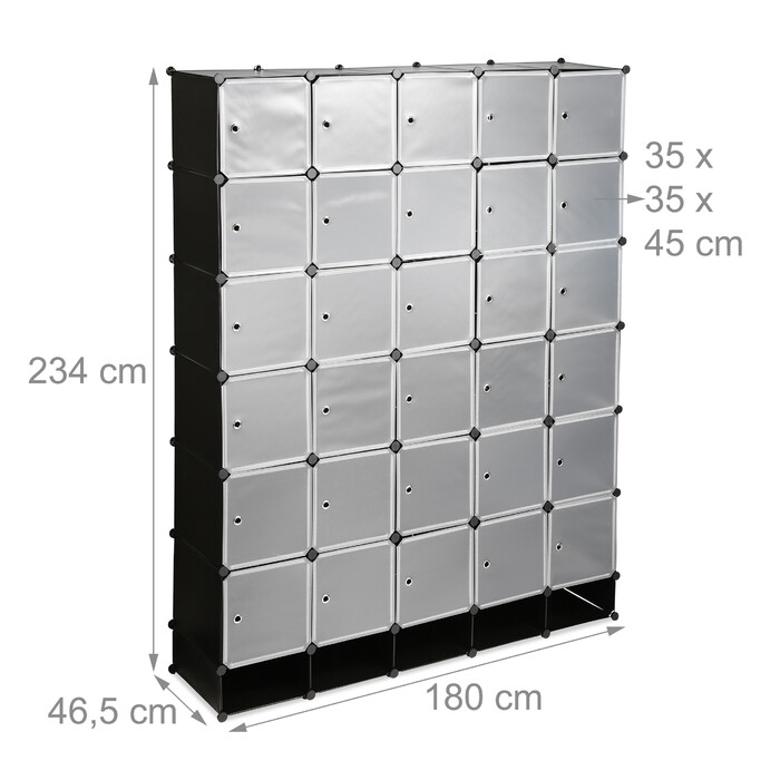 Relaxdays XXL Modular Wardrobe System