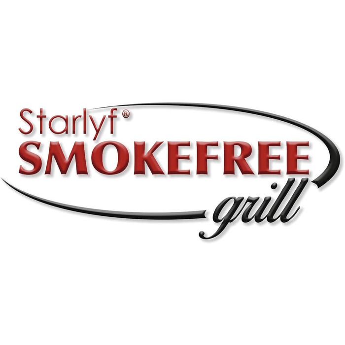 Електричний настільний гриль Starlyf Smokefree 1250 Вт з термостатом, знімна антипригарна пластина, піддон для жиру, можна мити в посудомийній машині