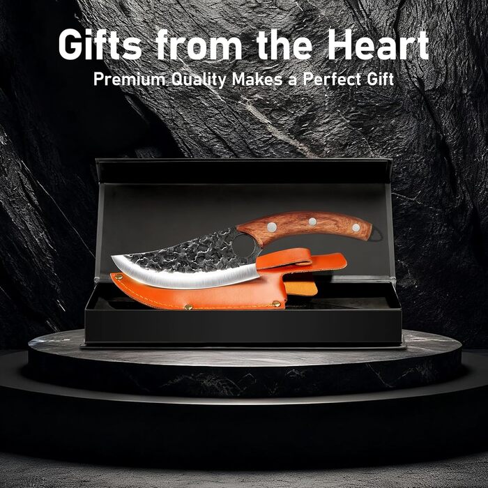 Набір професійних кухонних ножів з нержавіючої сталі - ідеальний подарунок для кухаря, чоловіка, батька на День Святого Валентина, День народження