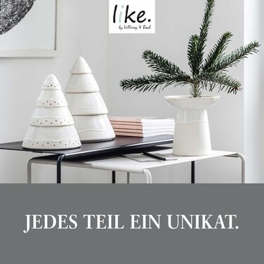 Свічник Villeroy & Boch Winter Glow 23,5x8,5x20,5 см, керамічний декор для дому