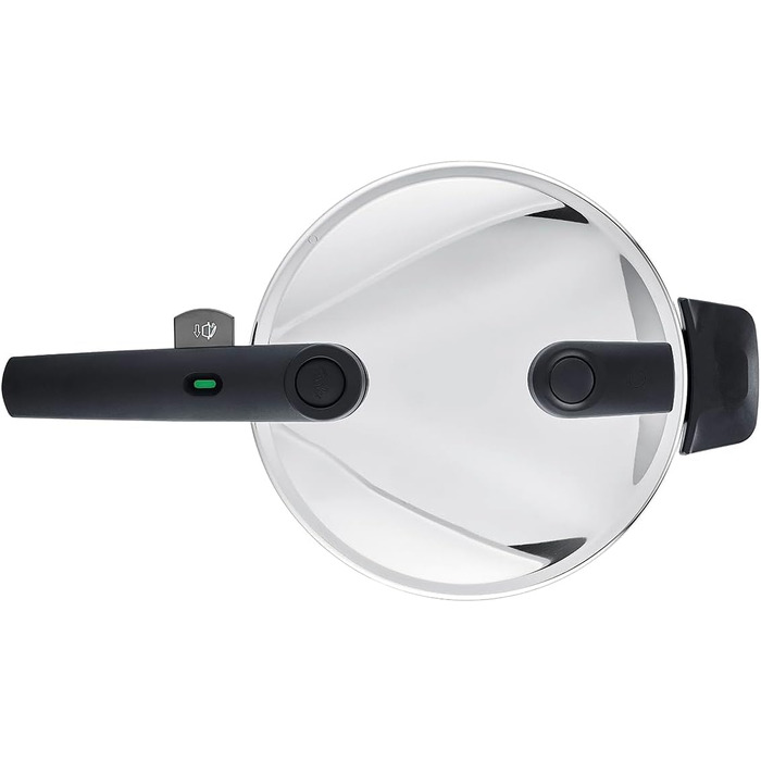 Каструля-скороварка Fissler Vitaquick 4.5 л, нержавіюча сталь, діаметр 22 см, Made in Germany, 2 рівні приготування, індукційна плита