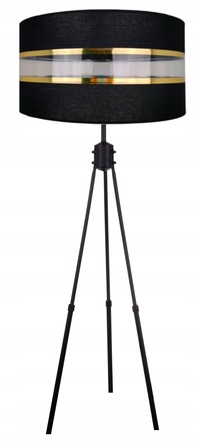 Підлоговий торшер-тринога Light E27 60 Вт, чорний