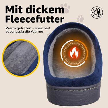 Тапочки зимові Mishansha з жорсткою підошвою - теплі, зручні, м'які, унісекс, для дорослих 39/40 EU, блакитні