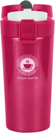 Термокружка-термос SLOSH з кришкою, BPA-free, 380 мл (рожевий)