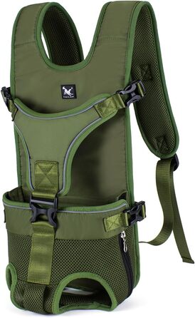 Рюкзак-переноска для домашніх тварин, водонепроникний, регульований, для собак середніх та маленьких порід (DG-M)