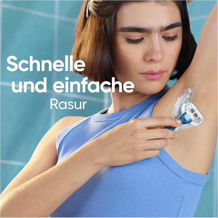 Смінні леза для жіночої бритви Gillette Venus Smooth, оригінальні, сині, 16 шт (4 упаковки по 4 шт)
