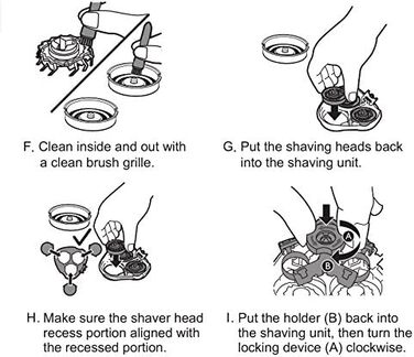 Електричний чоловічий бритва MAX-T ProSkin LED 3D - для мокрого та сухого гоління, з тримером, акумуляторний, сріблястий