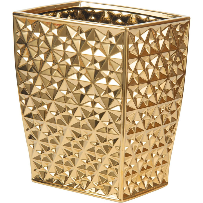 Набір аксесуарів для ванної кімнати Goldfarben: мильниця, тримач для зубних щіток, стаканчик та мильниця. Стильний декор для раковини або подарунок на новосілля.