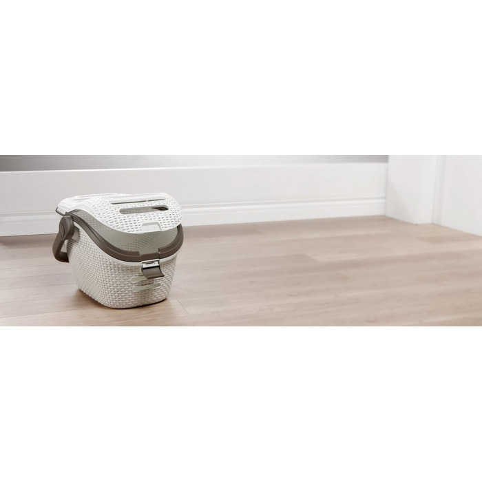 Транспортний бокс для тварин Curver Pet Transportbox L, білий/кремовий, 51x38x33 см