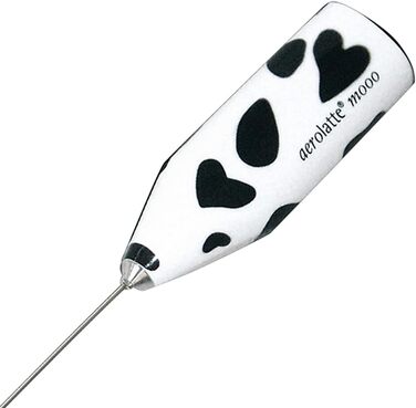 Aerolatte - бездротовий спінювач молока з чохлом, на батарейках (чорний/білий)