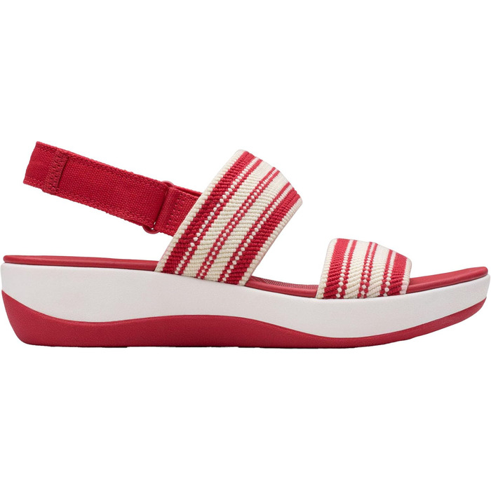 Сандалі Clarks Arla Stroll для дівчаток (40 EU, широка колодка, вишневий колір)