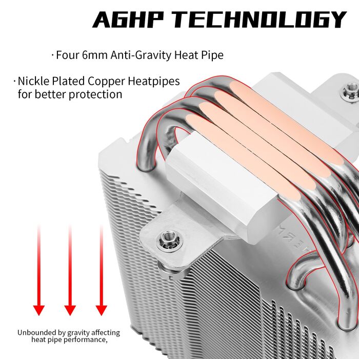 Thermalright Assassin X 120 SE - Кулер для CPU з 4 Heatpipes, тихий вентилятор TL-C12C PWM, сумісний з AM4/AM5/Intel LGA1150/1151/1200/1700/1851