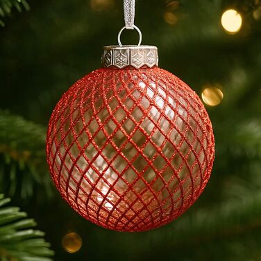 Набір прикрас для ялинки SLEETLY 28 шт. Біле золото: кулі, крижані шматочки та сніжинки (Рожевий)