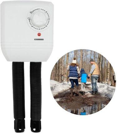 Melissa 16540009 Electric Shoe Dryer, Shoe Warmer for Boots, Rubber Boots and Gloves, Dryer for Hiking Shoes or Ski Boots, Heater with Fan and Timer for 1 Pair of Shoes