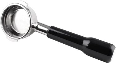 Bottomless Portafilter 58mm for E61, with Stainless Steel Replacement Filter Basket and ABS Handle