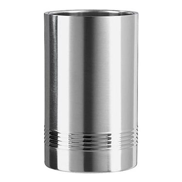 Охолоджувач для пляшок вина та шампанського Emsa Senator, нержавіюча сталь, діаметр 11 см, висота 20 см