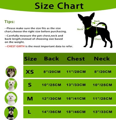 Dog sweater, dog clothing for small dogs, knitted, warm, turtleneck, puppy clothing, for small dogs, for autumn and winter, cat clothing (green, L)