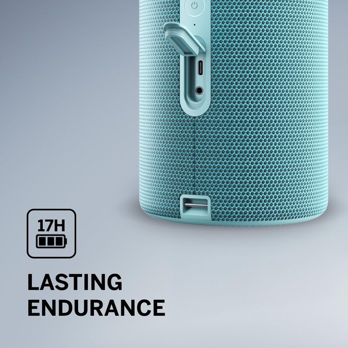 Loewe We. HEAR 2 Aqua Blue – Портативна Bluetooth колонка 60W, водостійка, до 17 годин роботи
