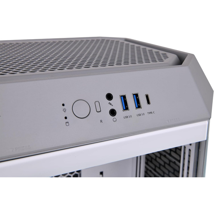 Thermaltake The Tower 300 Bumblebee: Корпус ПК Micro Tower (Micro-ATX/mini-ITX) з вертикальним дизайном та 3 скляними панелями | 2x140мм вентилятори PWM | Підтримка радіатора до 420мм